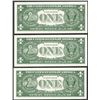 Image 2 : Lot of (3) Consecutive 1957B $1 Silver Certificate Notes