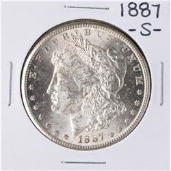 1887-S $1 Morgan Silver Dollar Coin