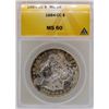 Image 1 : 1884-CC $1 Morgan Silver Dollar Coin ANACS MS60