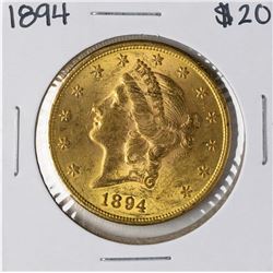 1894 $20 Liberty Head Double Eagle Gold Coin