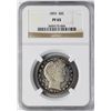 Image 1 : 1893 Proof Barber Half Dollar Coin NGC PF65