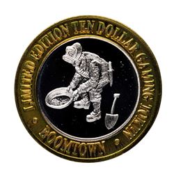 .999 Silver Boomtown Las Vegas, NV $10 Casino Limited Edition Gaming Token