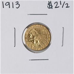 1913 $2 1/2 Indian Head Quarter Eagle Gold Coin