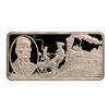 Image 1 : 500 Grain Sterling Silver Franklin Mint 100 Greatest Americans Ingot