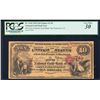 Image 1 : 1870 $10 First NB Gold Bank San Francisco CA National Currency Note PCGS Very Fi