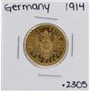 Image 2 : 1914-A Germany-Prussia Wilhelm 20 Marks Gold Coin