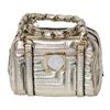 Image 2 : Versace Gold Quilted Leather Mini Bag