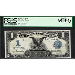 1899 $1 Black Eagle Silver Certificate Note Fr.236 PCGS Gem New 65PPQ