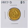 Image 1 : 1907-D $5 Liberty Head Half Eagle Gold Coin