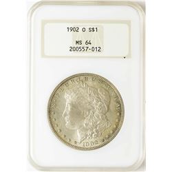 1902-O $1 Morgan Silver Dollar Coin NGC MS64