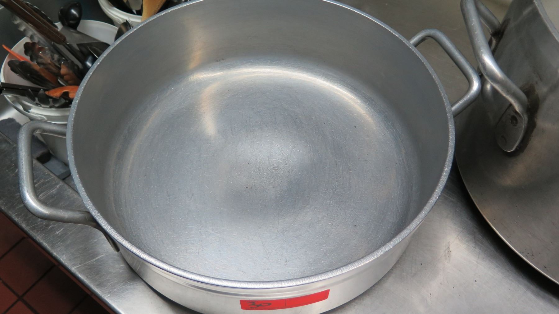 Qty 2 Large Cooking Pots (tall one is 16.5