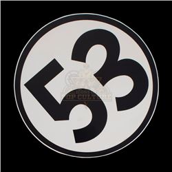 Herbie Fully Loaded - Herbie's Large Number "53" Car Sticker - 1009