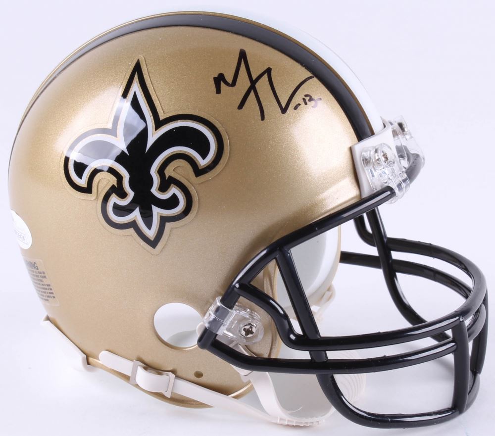 michael thomas signed helmet