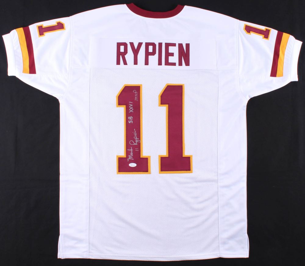 signed redskins jersey