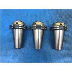 (3) GUHRING SK-50 / HSK-C 63 CAT 50 TOOL HOLDER