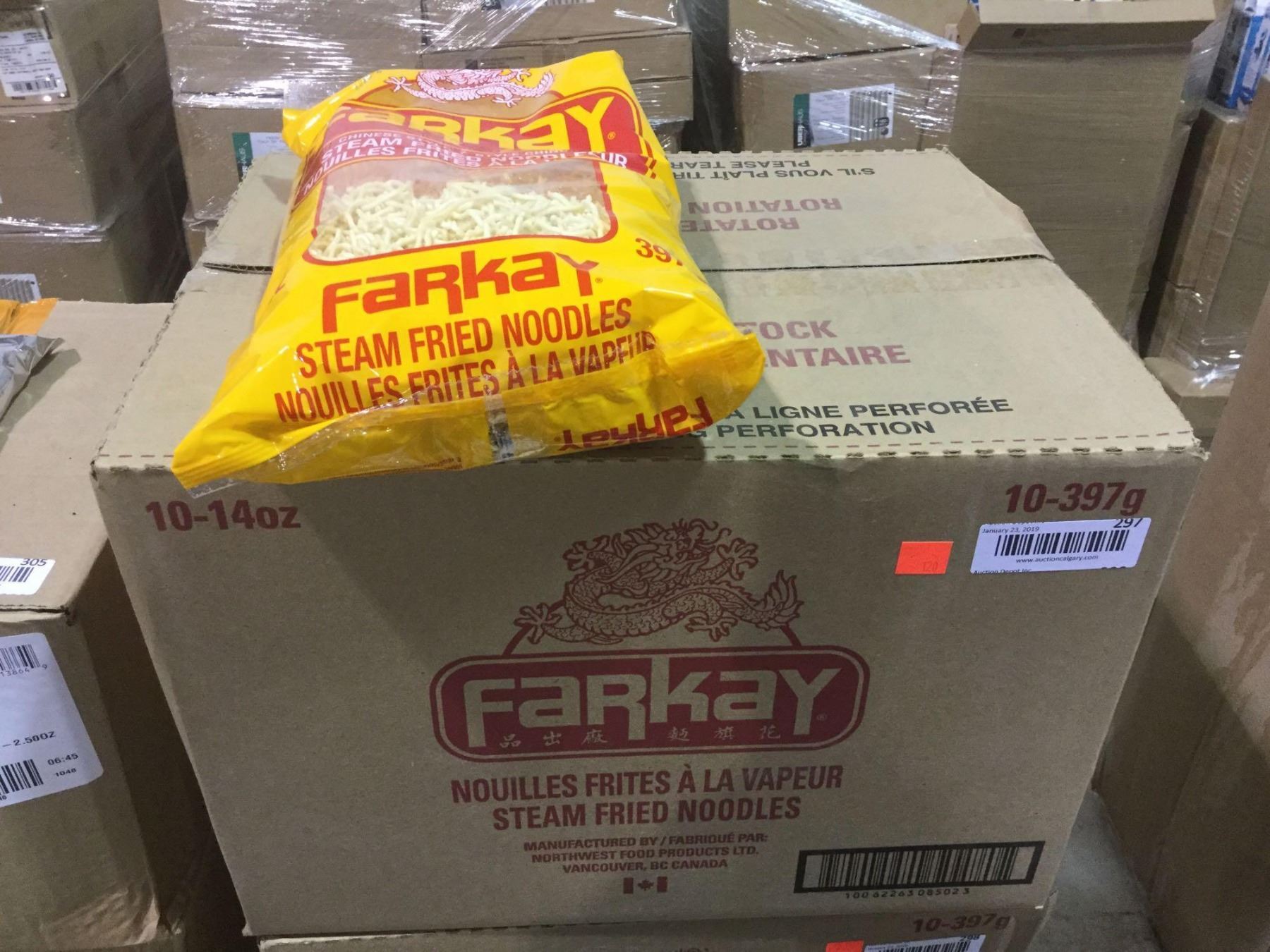 Case of Farkay Steam Fried Noodles (10 x 397g)