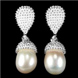 NATURAL WHITE/ CREAMY  PEARL Earrings