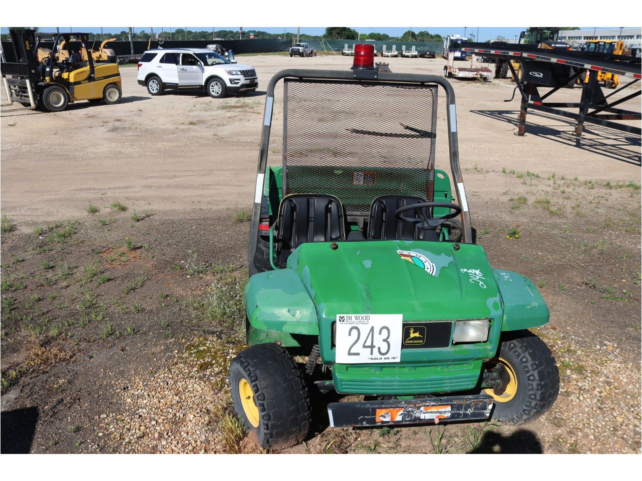 JOHN DEERE GATOR UTV, DUMP BED, ROLL BAR