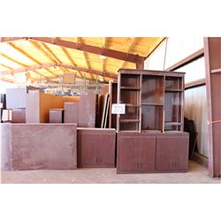DESKS, CREDENZAS, BOOKCASES