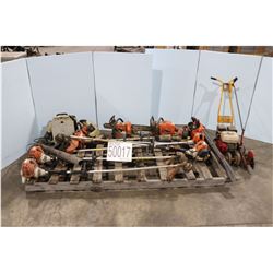 CHAIN SAWS, BLOWERS, GRASS TRIMMERS