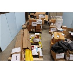 TIRE TUBES, BOLTS, CONCRETE NAILS, 10W-40 OIL, CARPET DEODORIZER