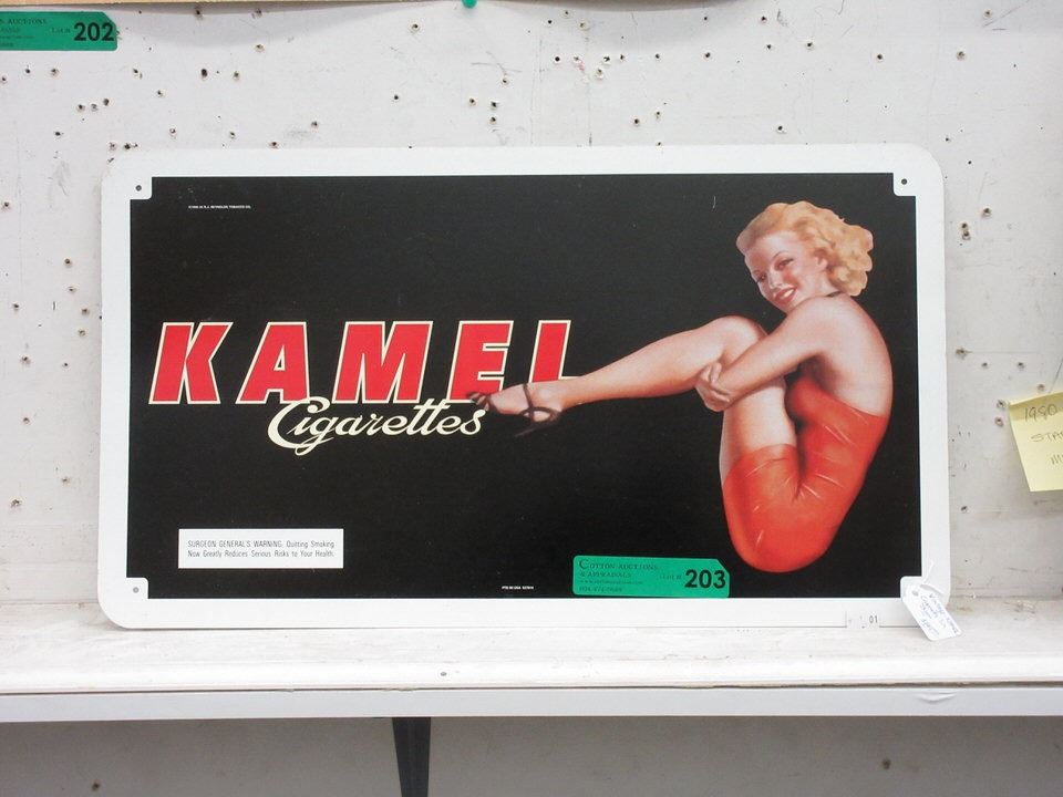 1998 Kamel Cigarettes Tin Sign