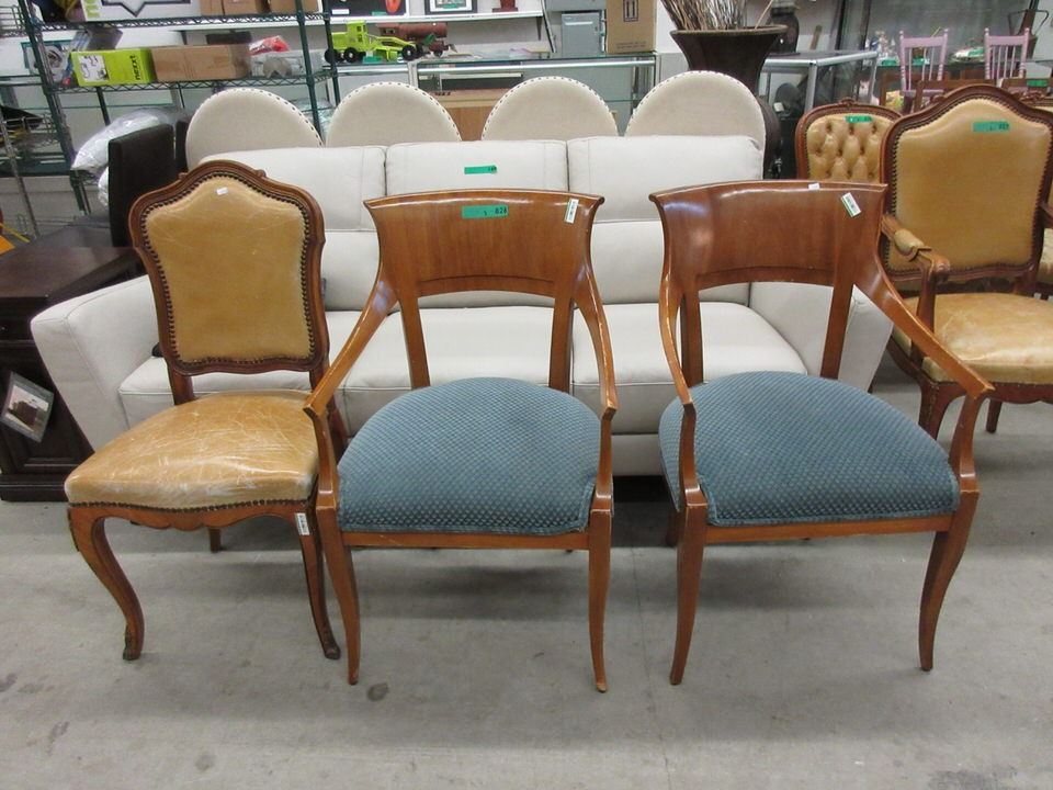 Pair of Vintage Parlour Chairs & Side Chair
