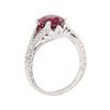 Image 4 : 3.02 ctw Ruby And Diamond Ring - Platinum