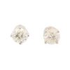Image 1 : 0.5 ctw Diamond Earrings - 14KT White Gold