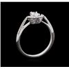 Image 4 : 0.46 ctw Diamond Ring - 18KT White Gold