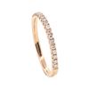 Image 4 : 0.25 ctw Diamond Ring - 14KT Rose Gold