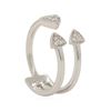 Image 5 : 0.18 ctw Diamond Ring - 18KT White Gold