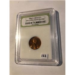 1958 P Lincoln Penny Certified Brilliant Uncirculated