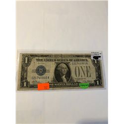 Rare 1928 Series FUNNY BACK $1.00 Silver Certificate F Grade