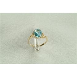 Topaz & Diamond Ring