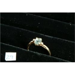 Topaz & Diamond Ring