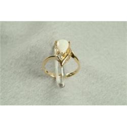 Opal & Diamond Ring