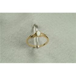 Opal & Diamond Ring