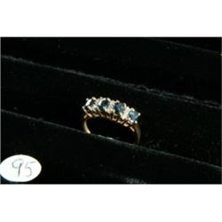 Sapphire & Diamond Ring