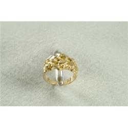 Gold Nugget Style Ring
