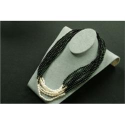 Freshwater Pearl & Black Onyx Necklace