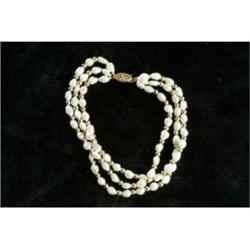 Fresh Water Pearls & Bead Bracelet