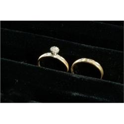 Diamond Wedding Set