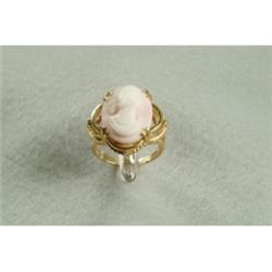 Pink Cameo Ring