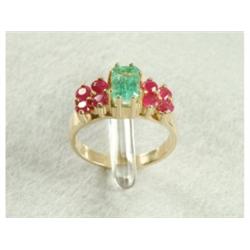 Emerald & Ruby Ring