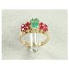 Image 1 : Emerald & Ruby Ring
