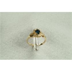 Sapphire & Diamond Ring
