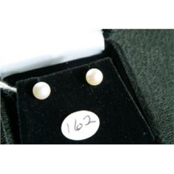 Gold Pearl Studs