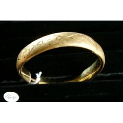 Gold Bangle Bracelet