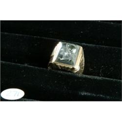 Gold Carved Hemitite Ring